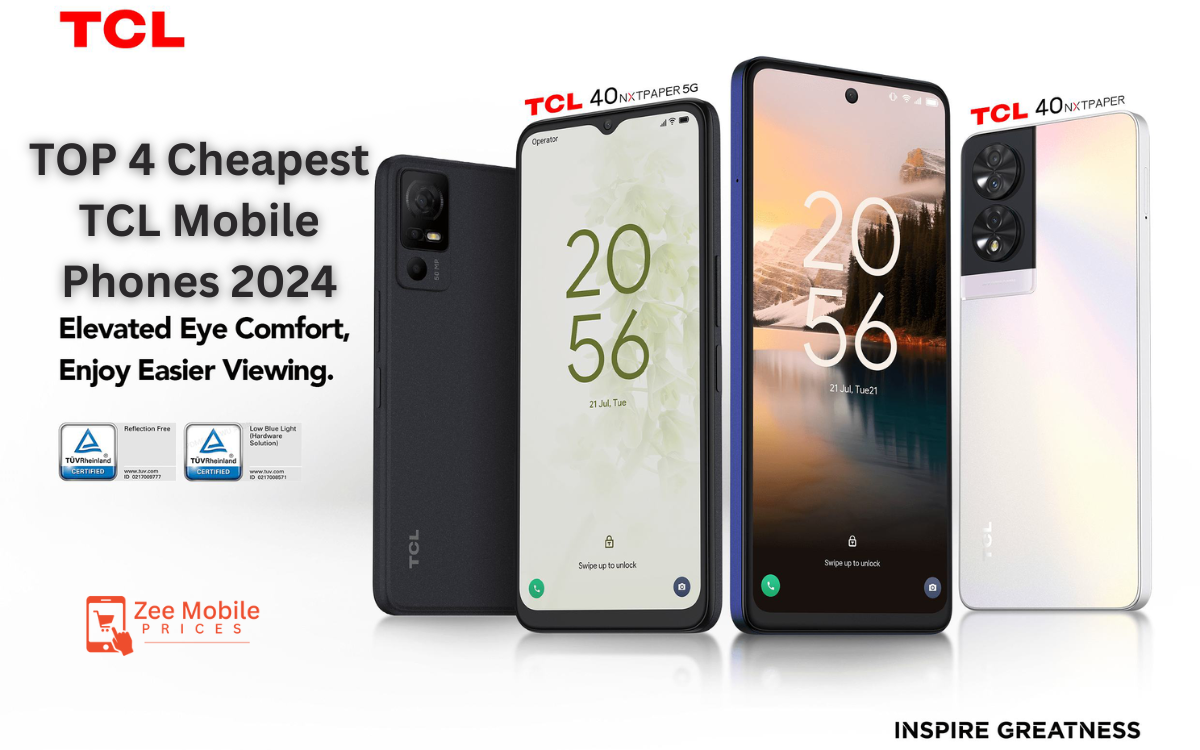 TOP 4 Cheapest TCL Mobile Phones 2024